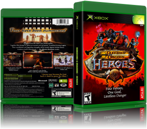 Dungeons & Dragons - Heroes (USA)3D Boxes Back Front